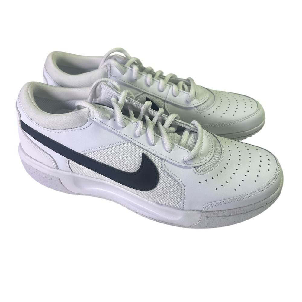 Nike Zoom Court Lite 3 Men's New 7.5 White and Black Sneakers